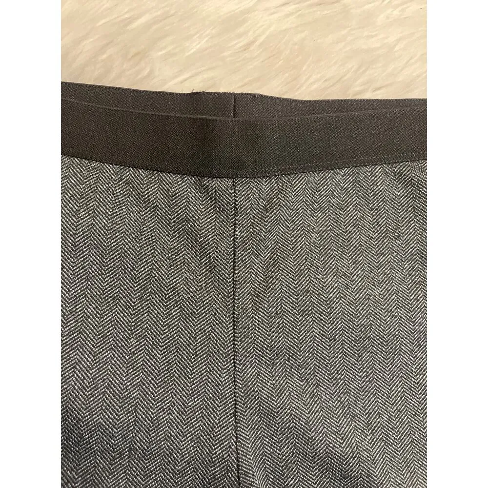 Eileen Fisher pull on stretch herringbone slim dress pants M - Image 10