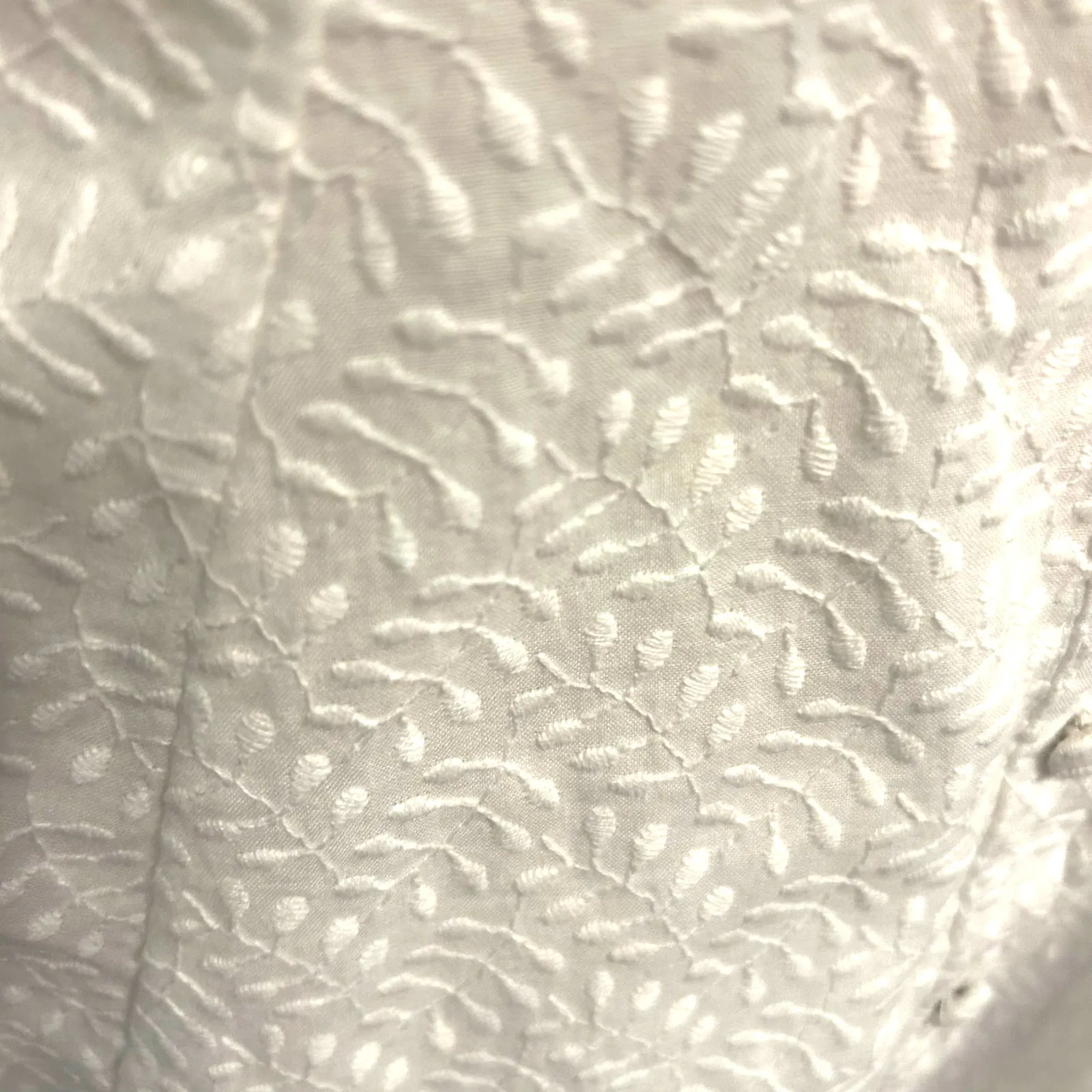 Chelsea & Violet White Embroidered Dress NWT 100% Cotton SZ L Embroidered LWD - Image 6