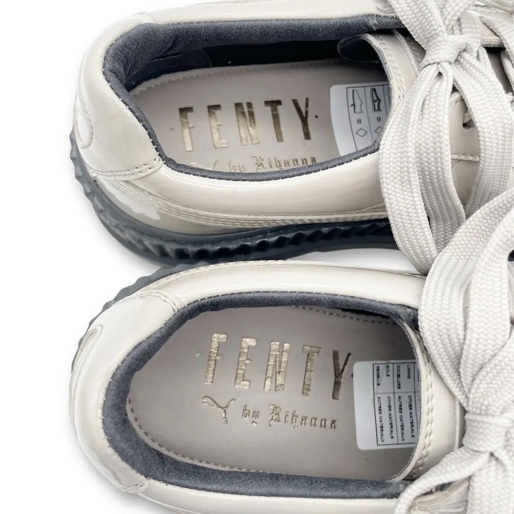 Puma x Fenty Pointy Creeper Sneaker Size 8 Patent Dove Gray Rihanna Platform - Image 12