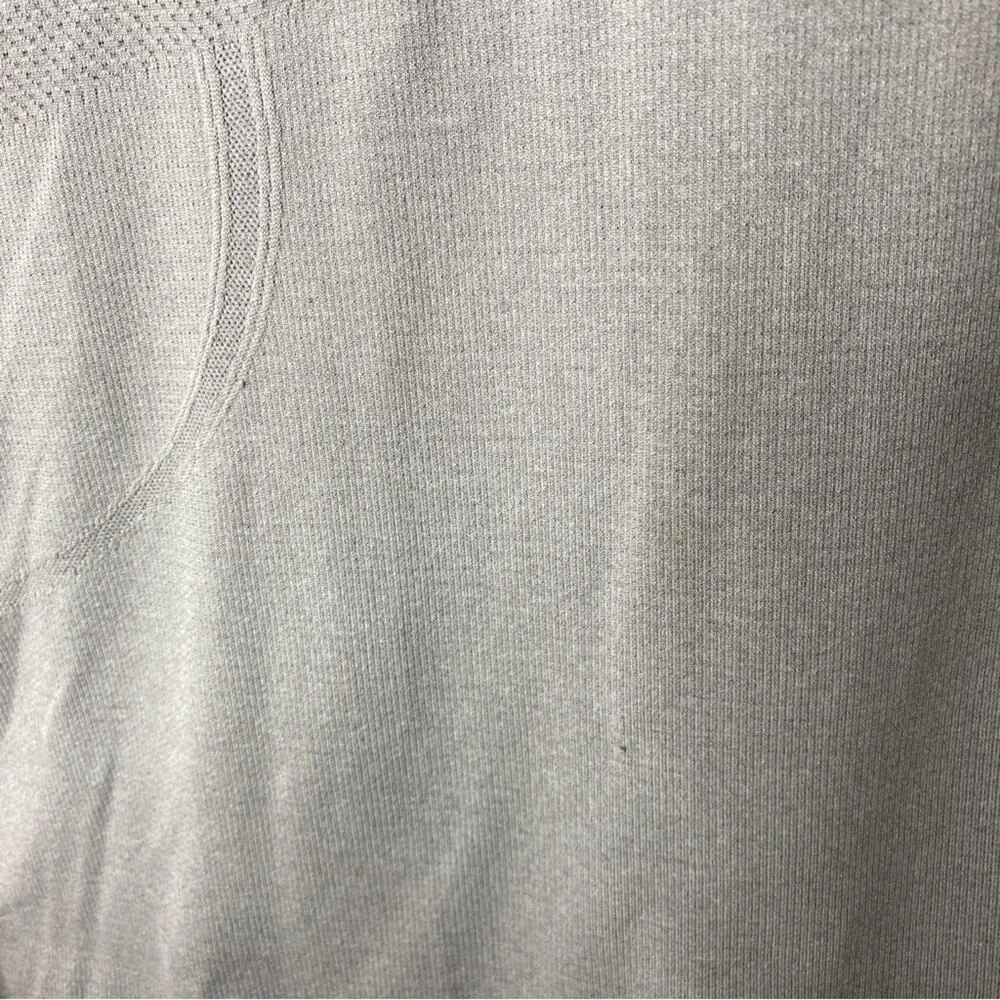 Lululemon Swiftly Tech Racerback Running Tank Top Gray Neon Yellow-Green Size 6 - Image 8