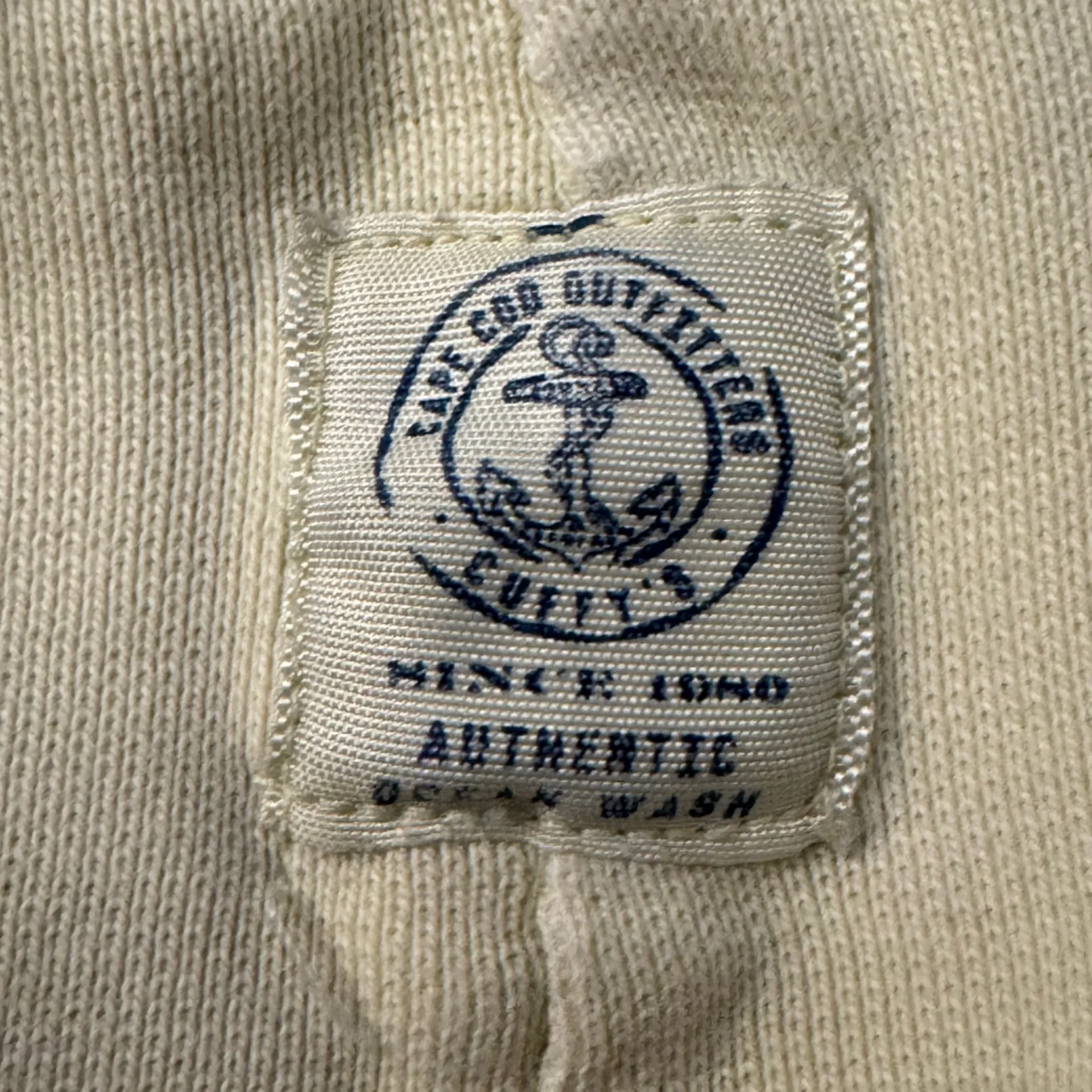 Vintage Cuffy’s Cape Cod Sweatshirt in butter yellow medium - Image 4