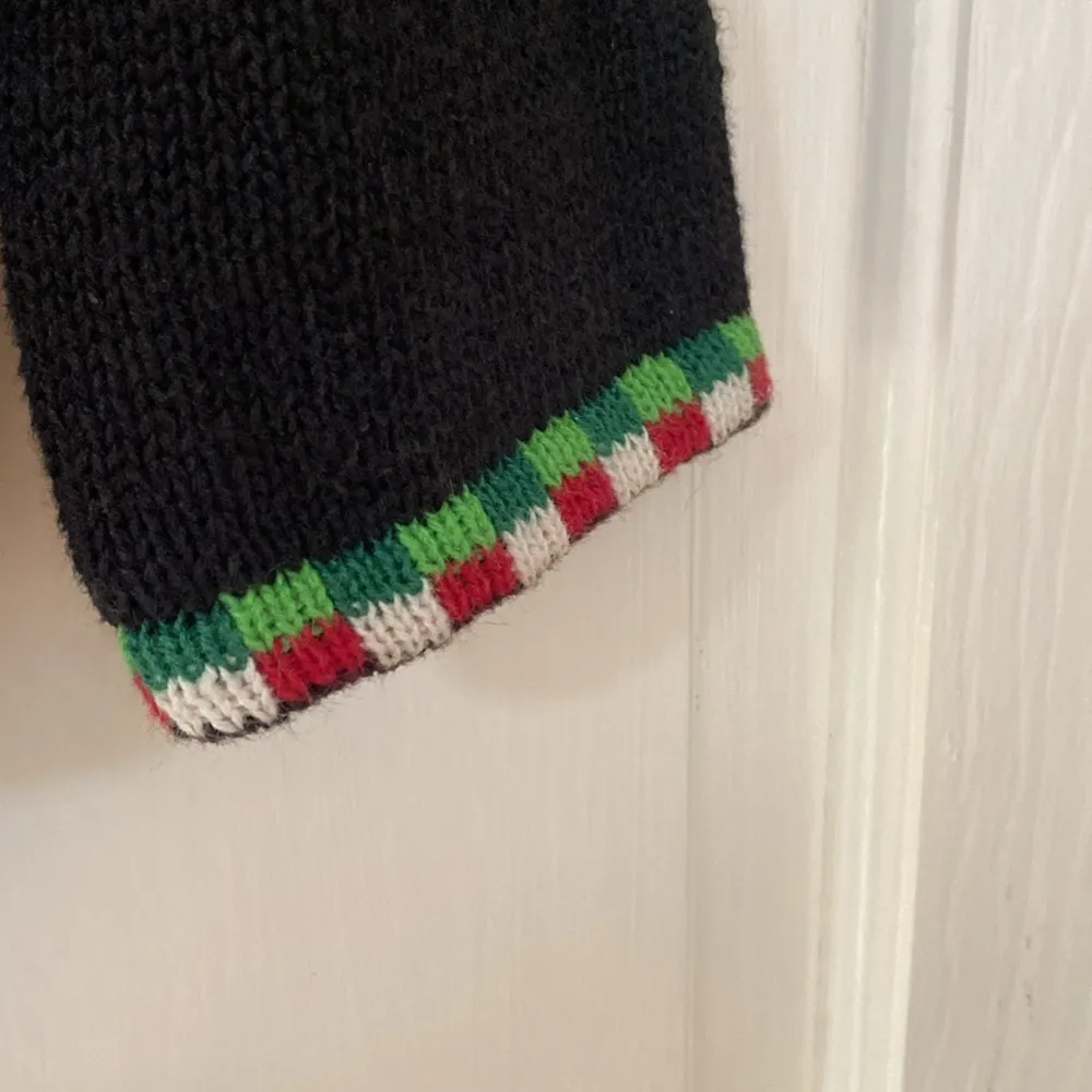 Tiara International Women’s Cardigan Christmas Pattern Santa Ornament Size Small - Image 4