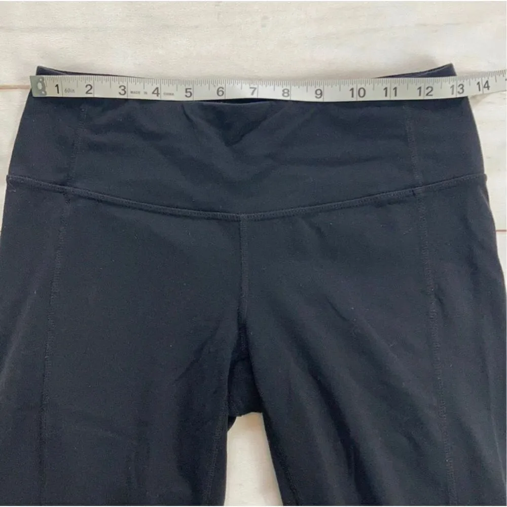 Athleta Black Mind Over Mat Capri Leggings Size Small - Image 7
