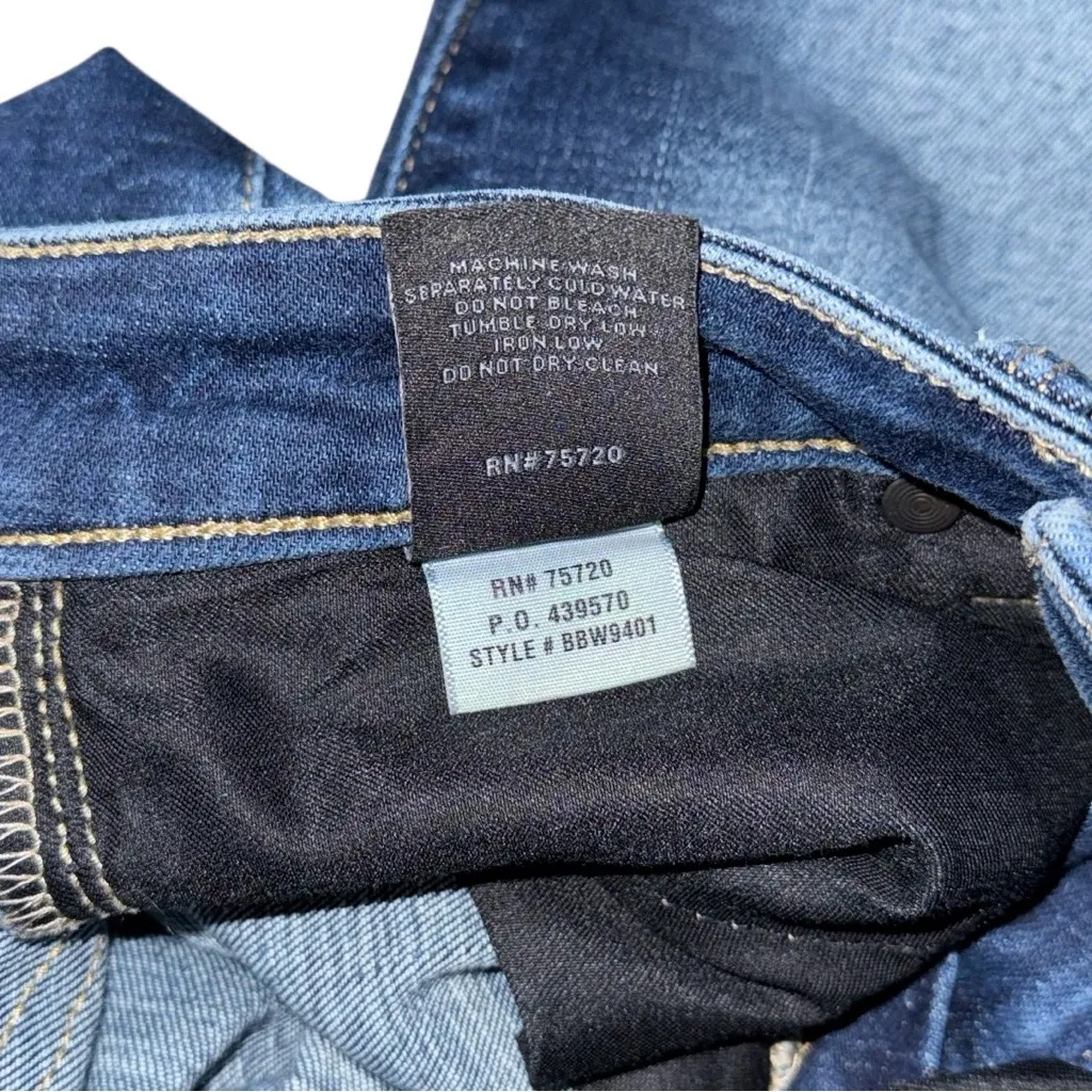 Buckle Black Fit No. 53 Low Rise Skinny Stretch Jeans Sz 24 x 32 Dark Wash Faded - Image 8