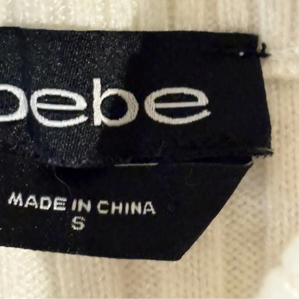 Bebe women’s knit sweater size S - Image 5