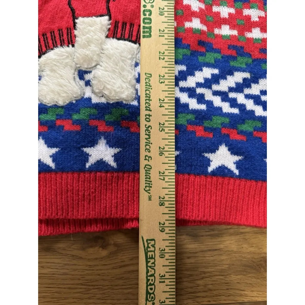 Jolly‎ Sweaters Size XXL Ugly Christmas Sweater Holiday Cats Knit Long Sleeve - Image 7