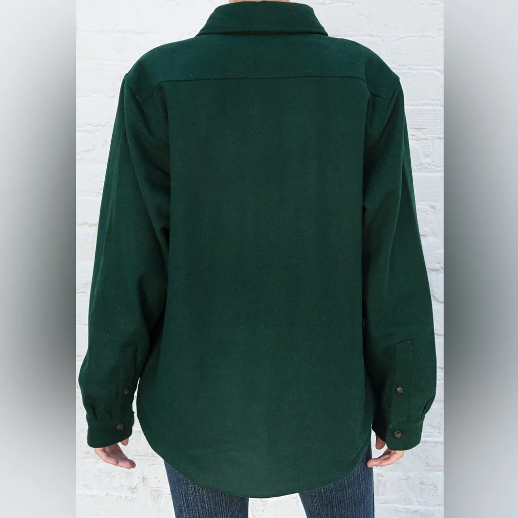 Brandy Melville Forest Green Carson Jacket - Image 2