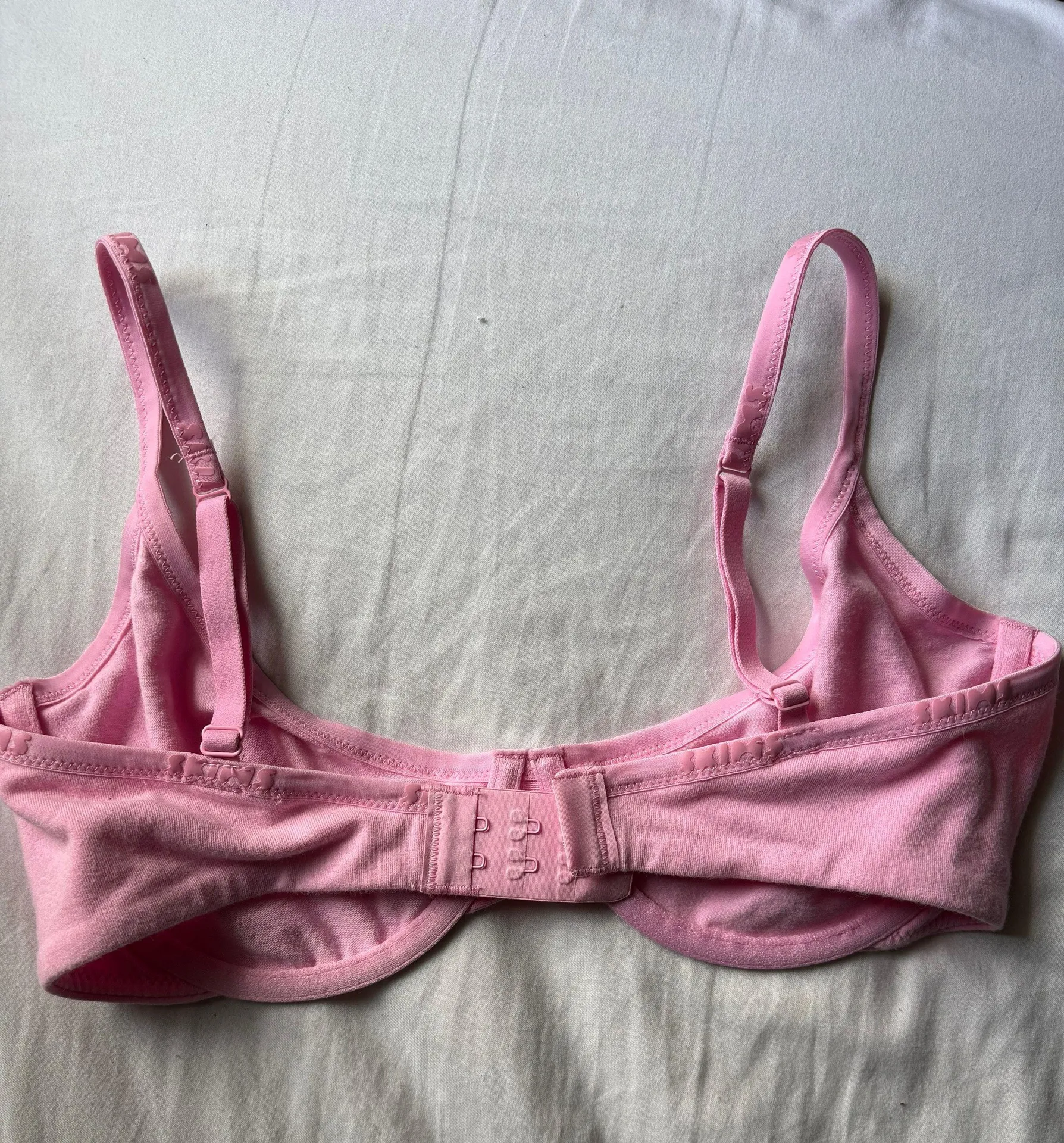 Cotton Logo Demi Bra - Image 3
