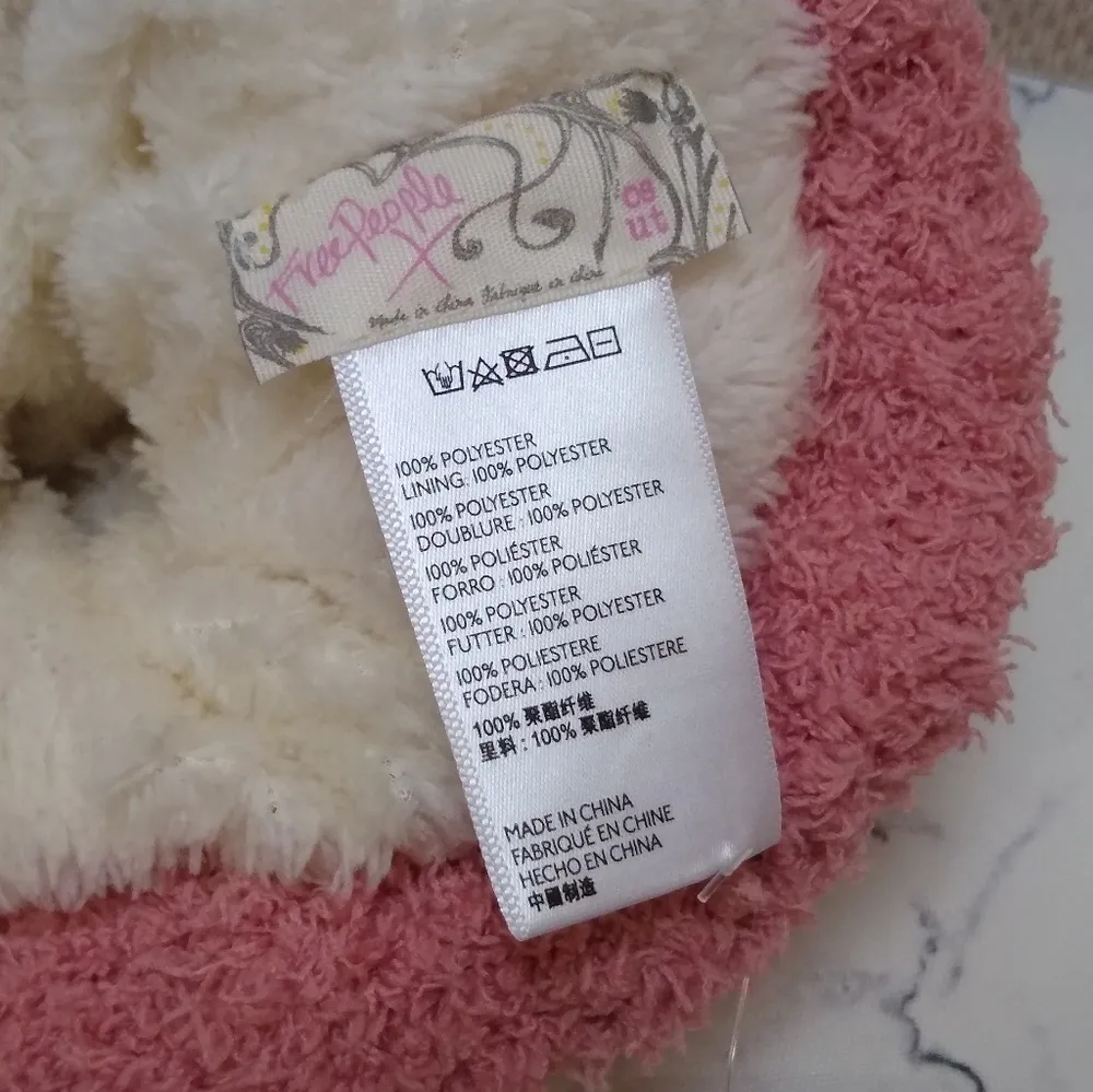 Free People Cloud Rib Women's Blush Pink Beanie Hat - Image 7