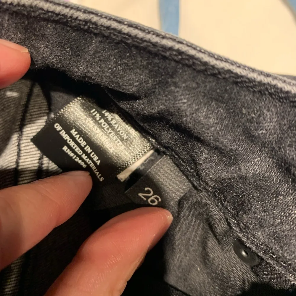Black Parker Smith Skinny Jeans Size 26 - Image 3