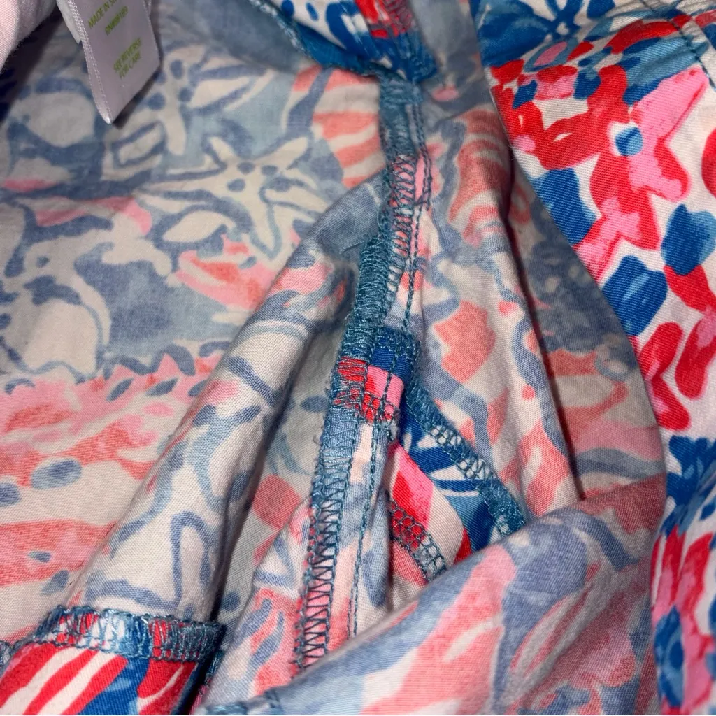 Lilly Pulitzer The Buttercup Scalloped Twill Shorts in Bay Blue Pop Pop Glow 14 - Image 7