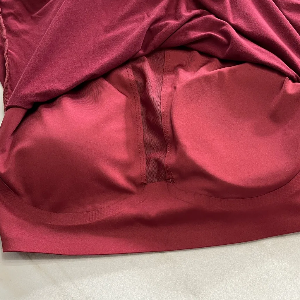 Shebird Racerback Bra Tank with built in support size 4 medium Red - Image 5