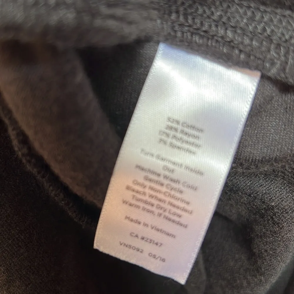 Talbots Black Velour Sweatpants S - Image 3