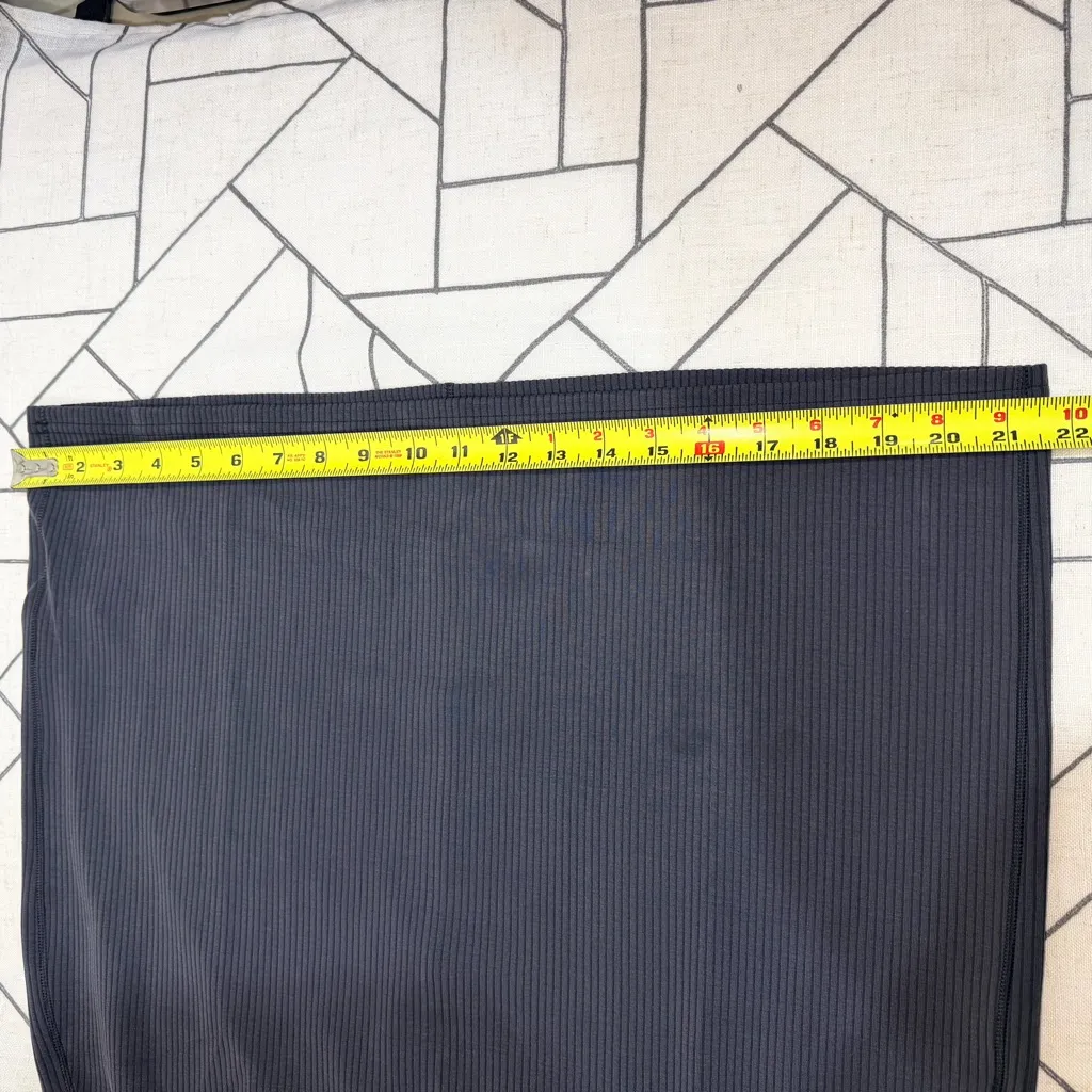 Lululemon Dress Women 12 Black Bodycon Ribbed Softstreme Slim Fit Tank Mini NWT - Image 9