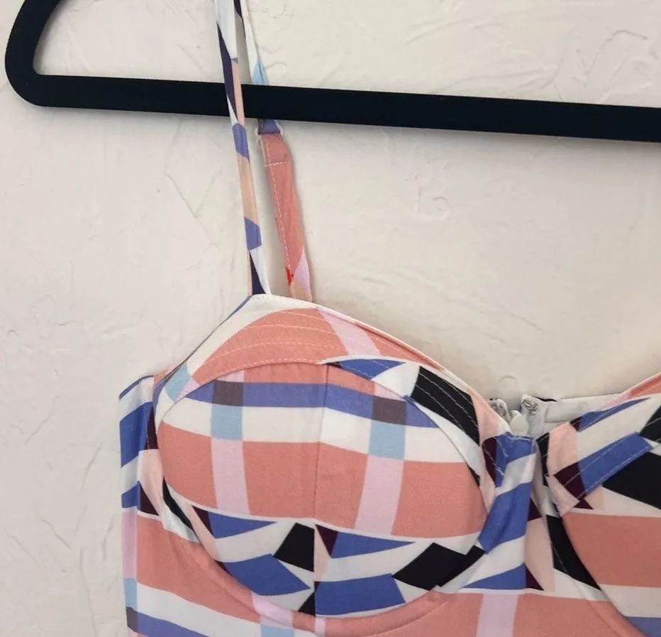 Yumi Kim Anthropologie Prima Donna Night out geometric midi dress size XS - Image 3