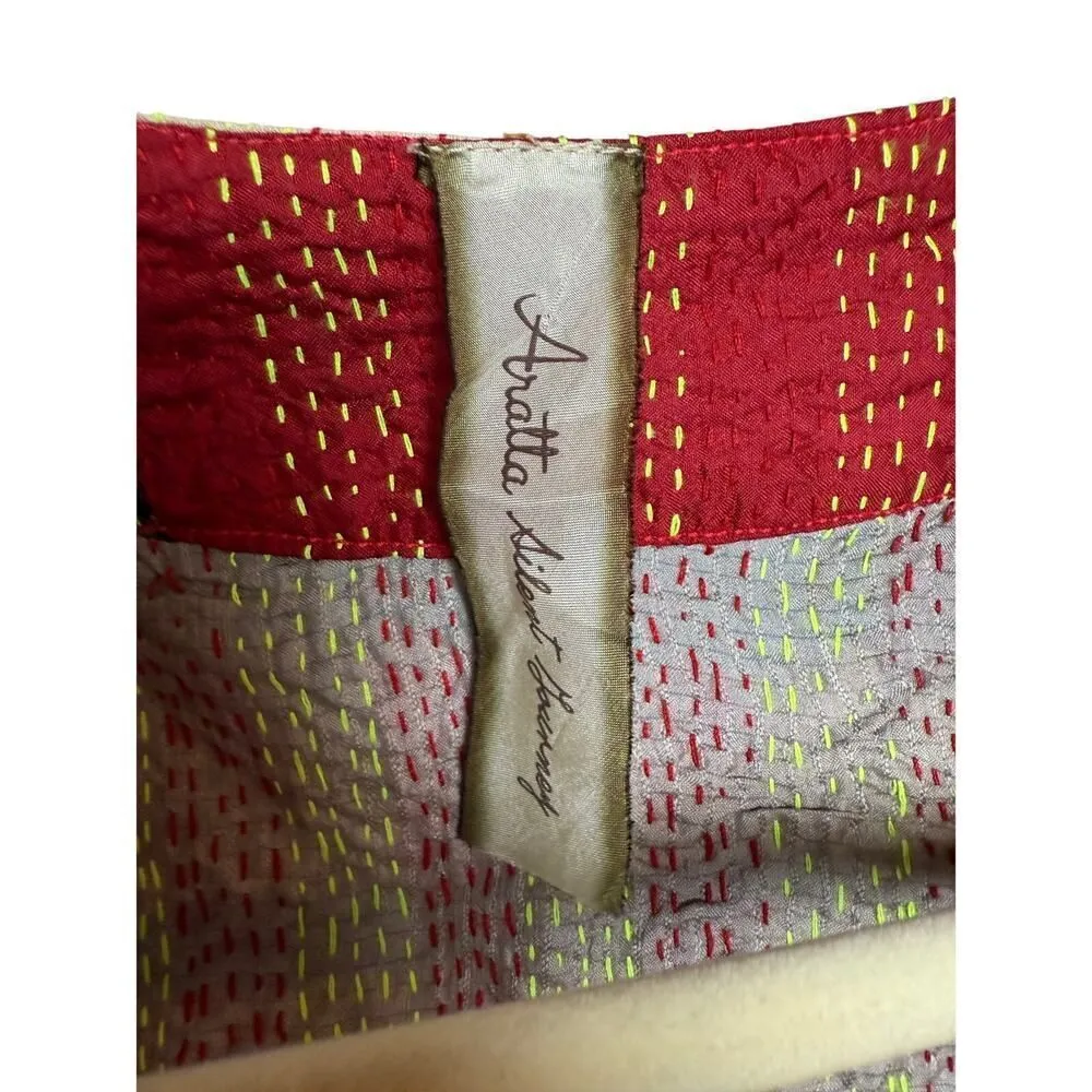 Aratta Silent Journey Silk Patchwork Kimono O/S Size undefined - Image 5