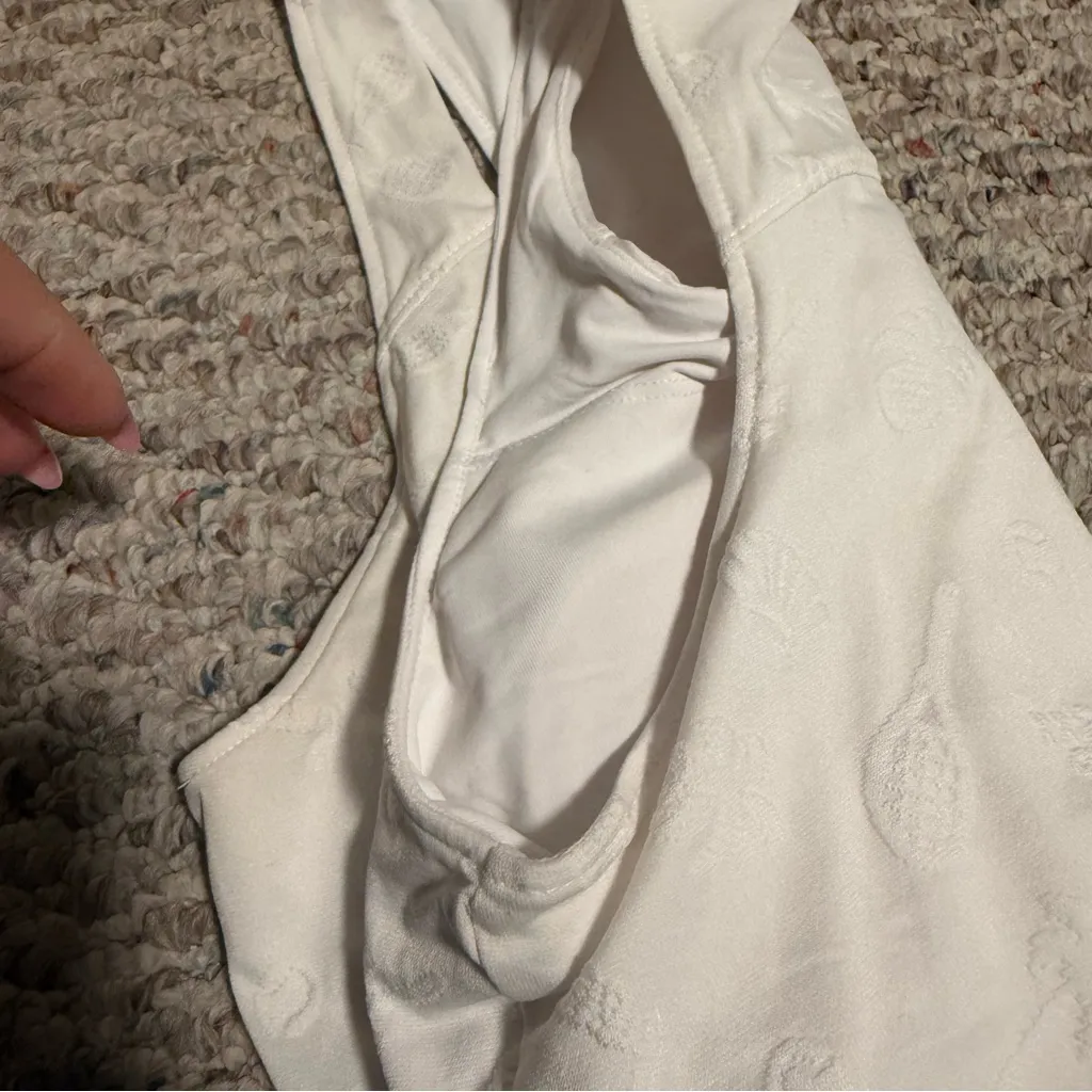 Lilly Pulitzer Luxletic Kalila Tennis Bra Tank Top White UPF 50+-Size Small - Image 14