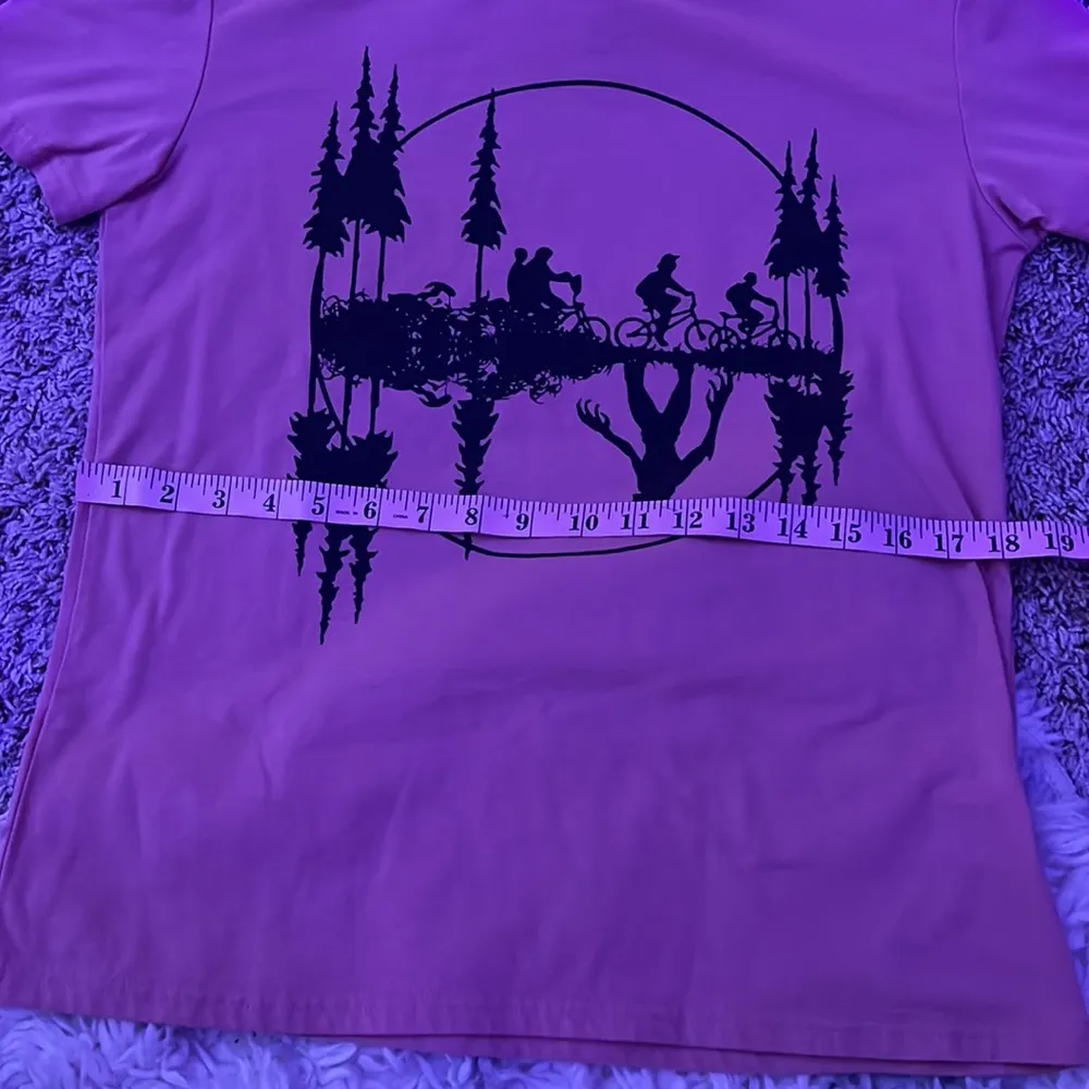 Stranger things upside down shirt Pink - Image 4