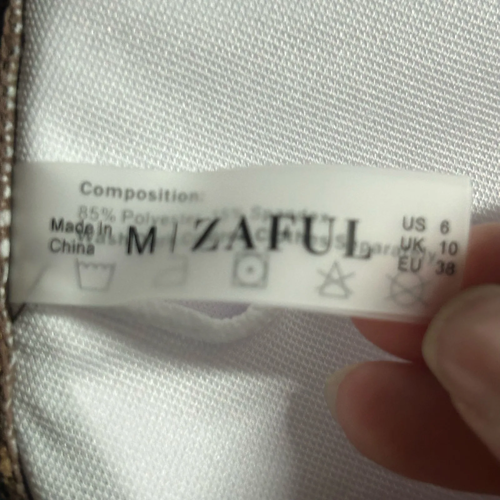 Zaful Two-Piece Crochet Triangle Padded Shell Detail String Bikini M Medium New - Image 11