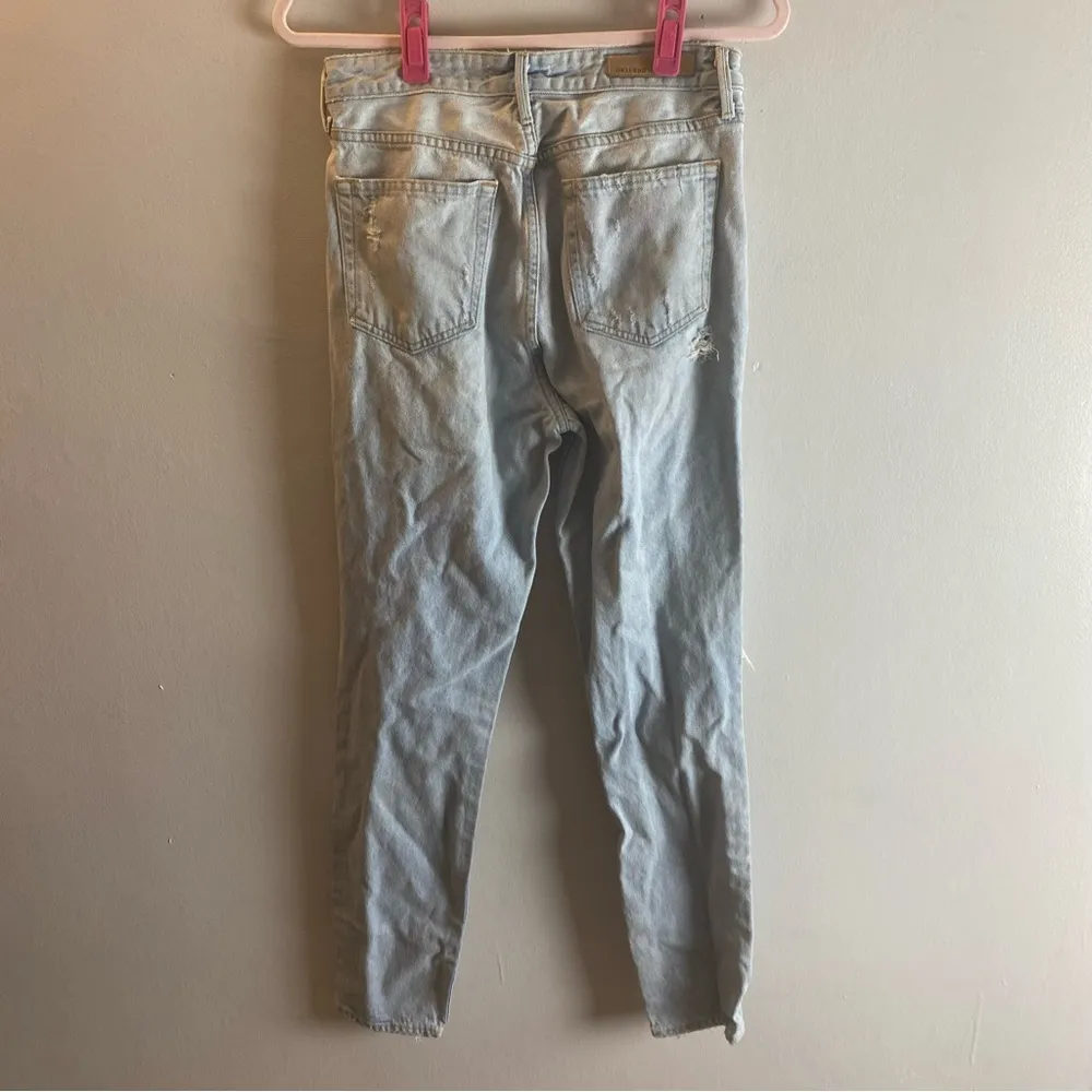 GRLFRND Distressed Light Blue Jeans 28 - Image 4