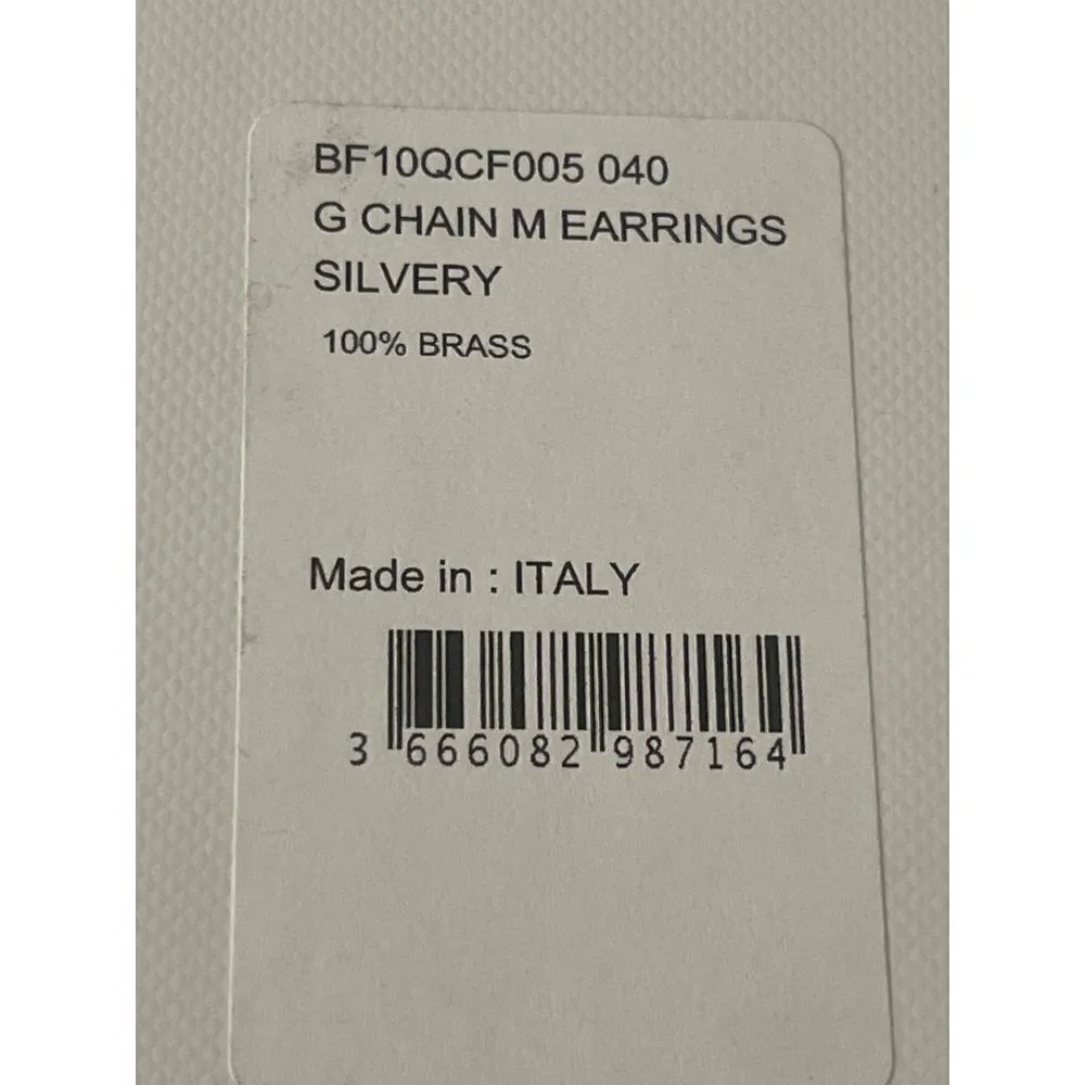 GIVENCHY G Chain Single Earrings in Silver With Box Dust Bag Womens Unisex - Image 6