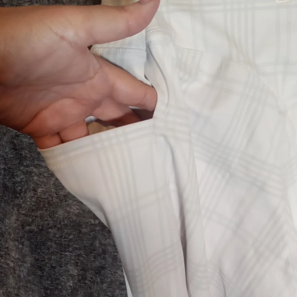 Buff Bunny Limitless Leggings Snow Plain White Gray High Waisted Womens XxL - Image 5