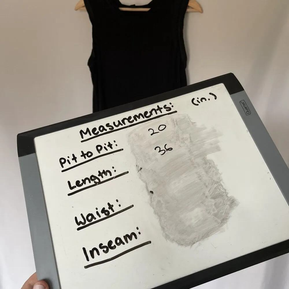 Ann Taylor Petite Size MP black sleeveless summer dress midi rayon spandex - Image 5