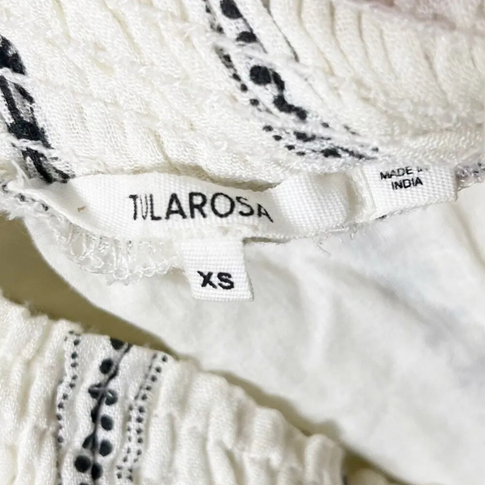 Tularosa Jacqueline Tunic Mini Dress Ivory Striped Tribal Revolve Womens Size XS - Image 6