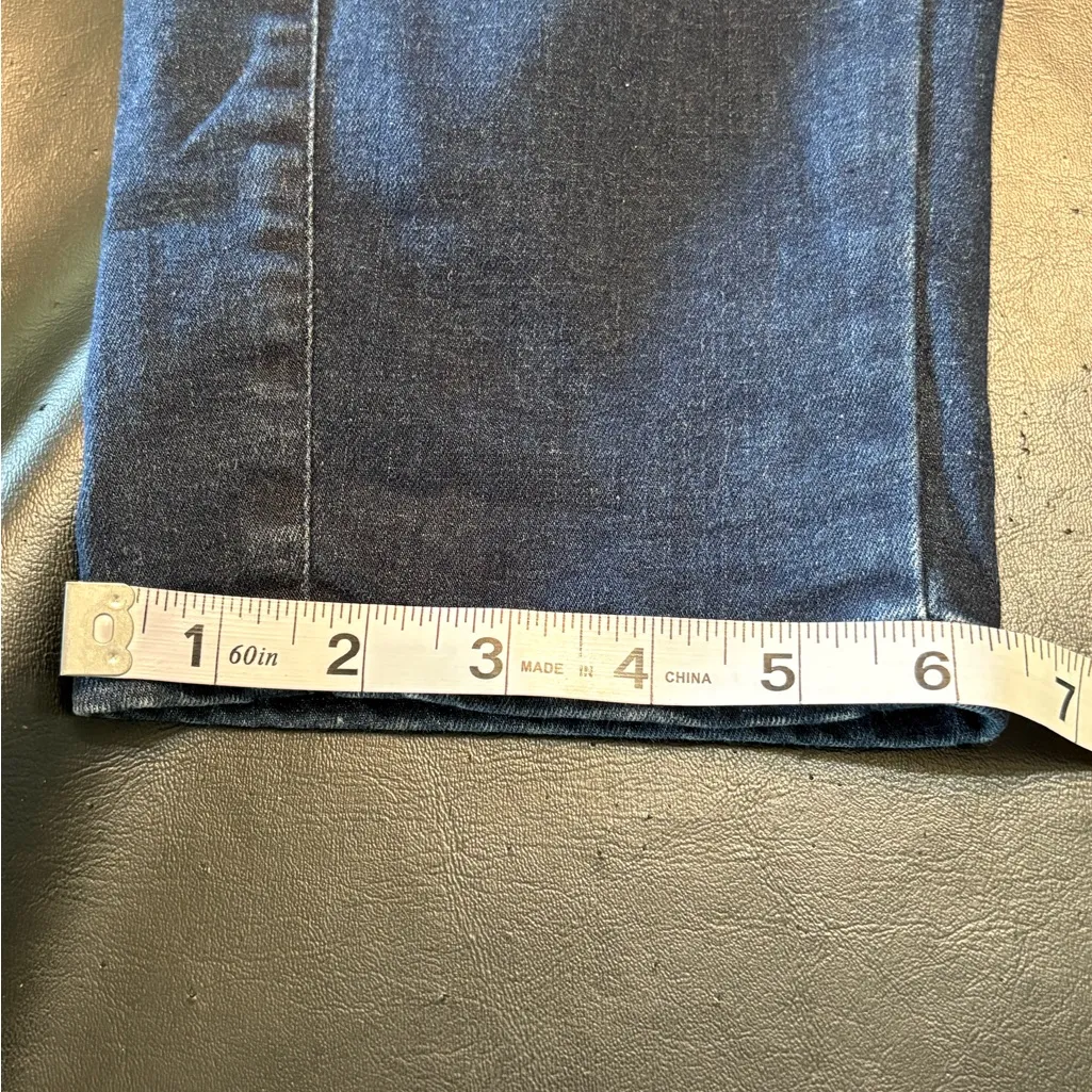 Eileen Fisher Organic Cotton Stretch Tapered Denim Pant Womens 6 Ankle Length - Image 12