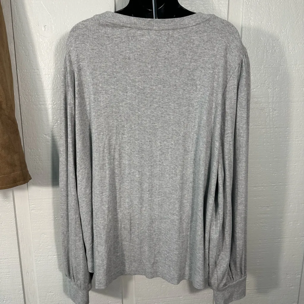 On 34th Womens Gray Sweater Size 3X NWT - Image 6