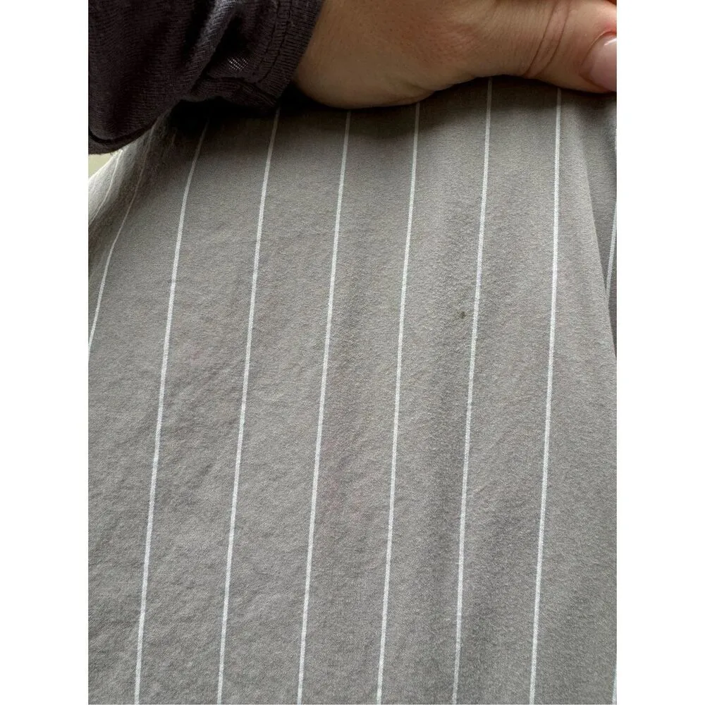 COS Pull On Gray Straight Leg Ankle Pants Lightweight Stretch Size Medium - Image 11