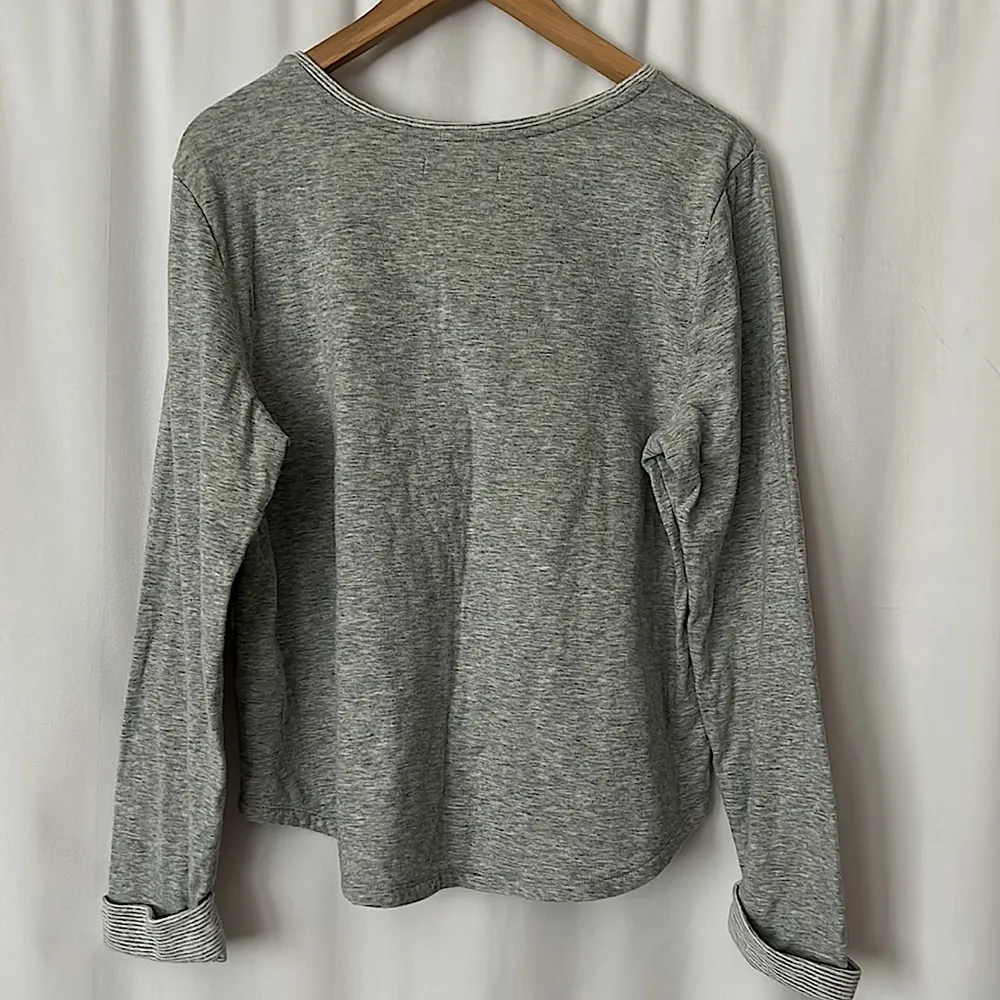 Lauren Ralph Lauren Comfy Gray Long Sleeve Sweatshirt Top **Size L** 🌺🌺 Size L - Image 2