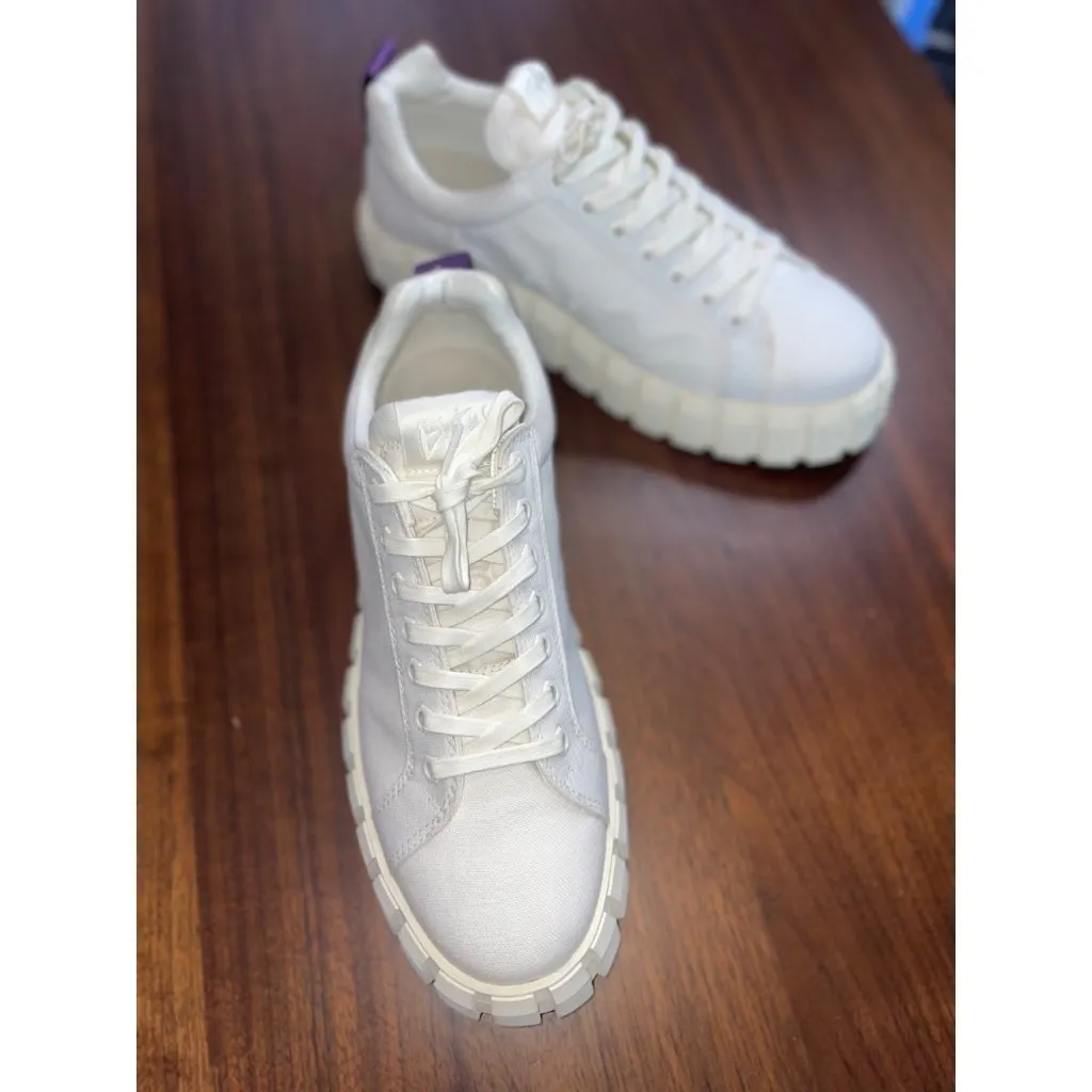 Eytys Odessa Canvas Sneakers in White 41 10 Womens New Nib With Box shoes - Image 5