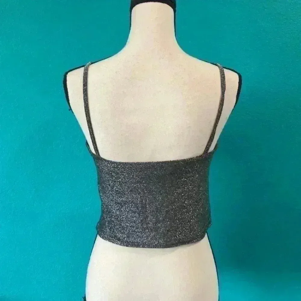 ⭐️ Tally weijl sparkly crop top in size large - Image 2
