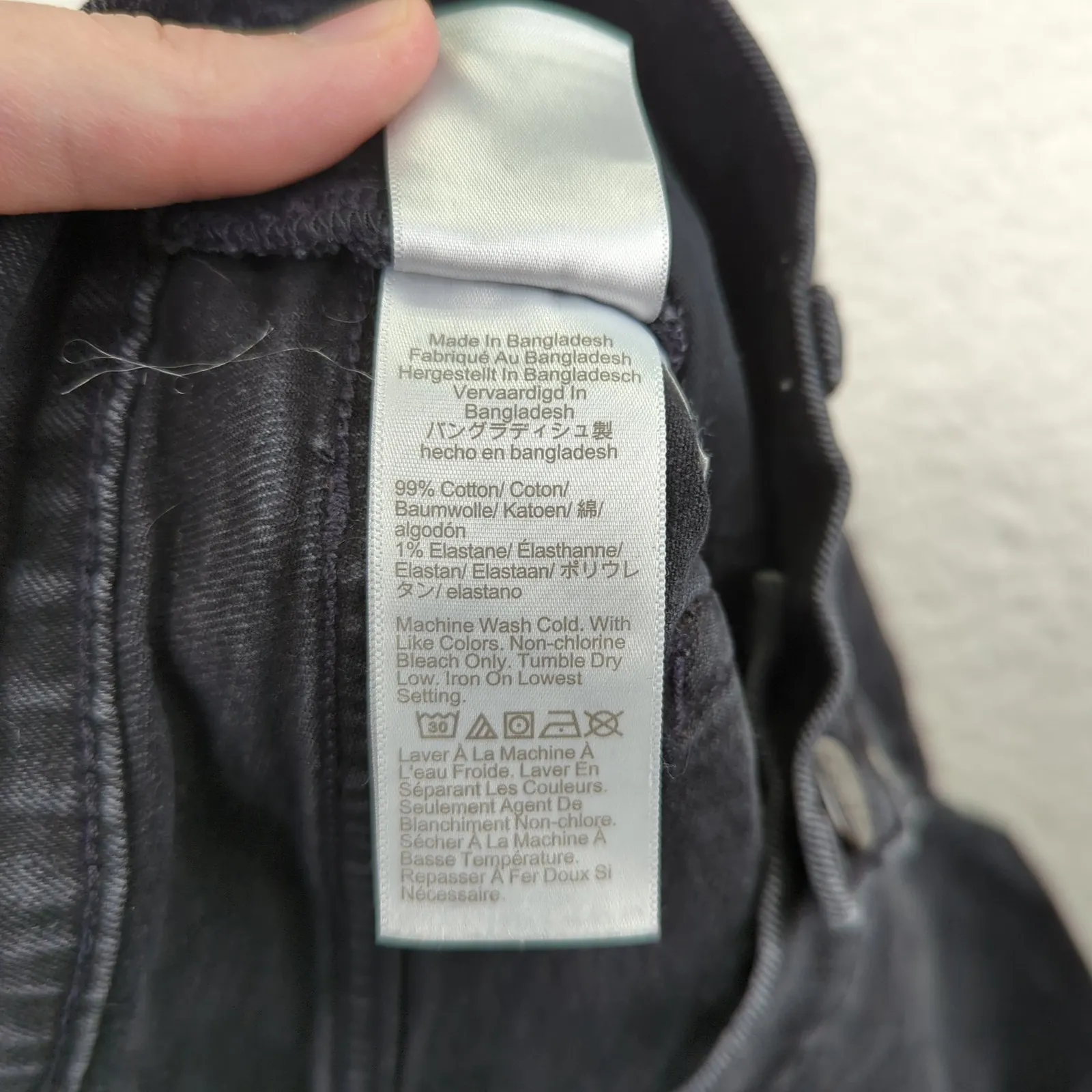 J.Crew Factory Button Front Black High - Image 4