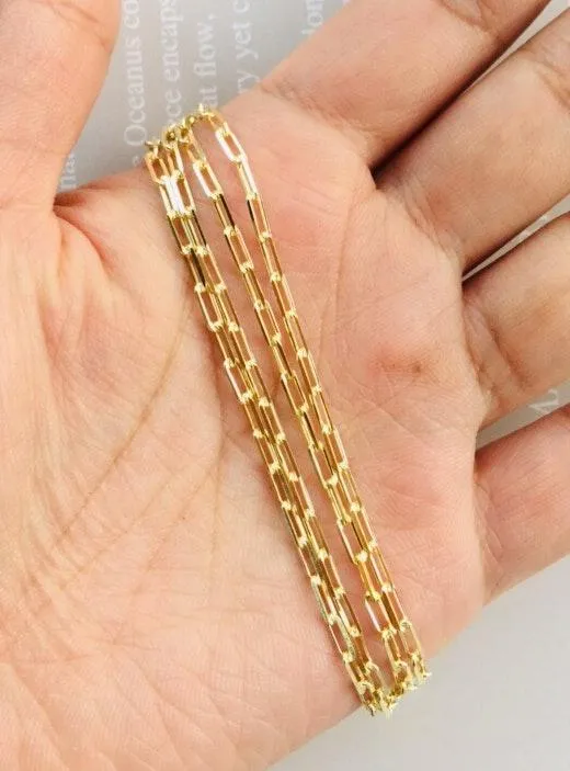 Paper Clip Chain With Star ⭐️ Pendant Silver - Image 4