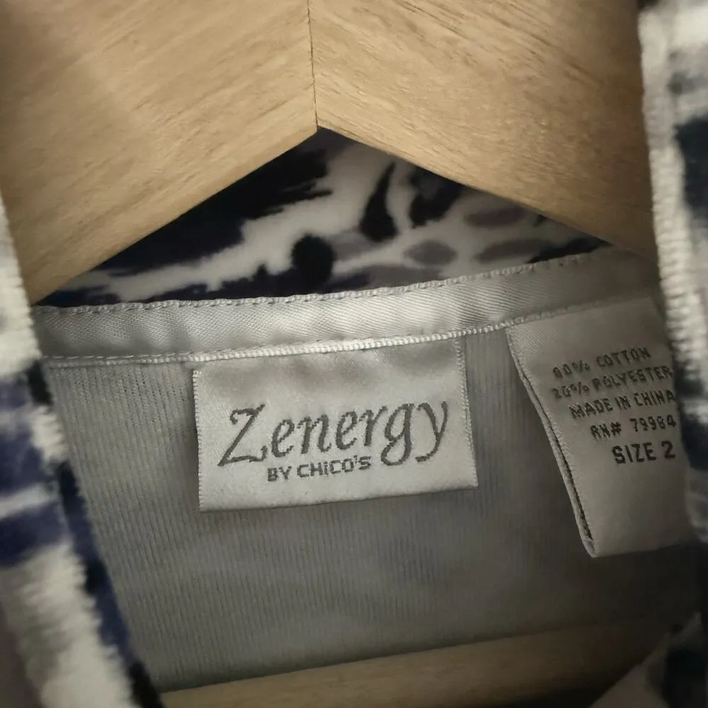 Zenergy Chicos Jacket Leopard Animal Print Safari Glam Golf - Image 3