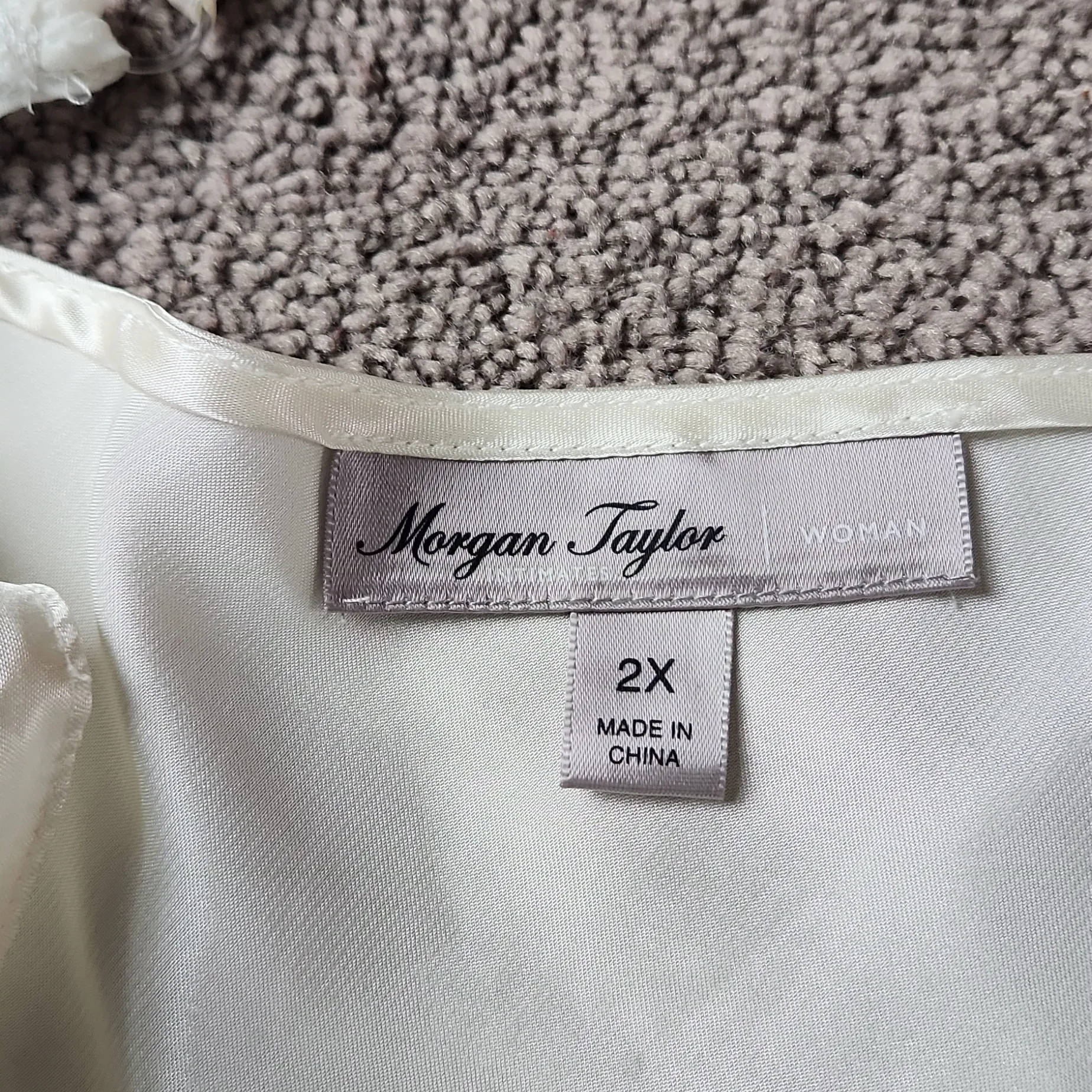 Morgan Taylor Satin Chemise SIZE 2X - Image 3