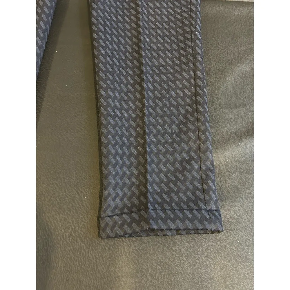 Theory women’s size 8 dress pants, navy houndstooth, business, professional - Image 4