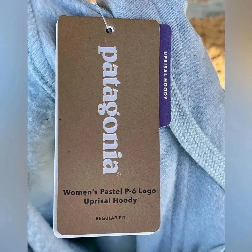PATAGONIA Pastel P-6 Logo Uprisal Hoodie XS - Image 9