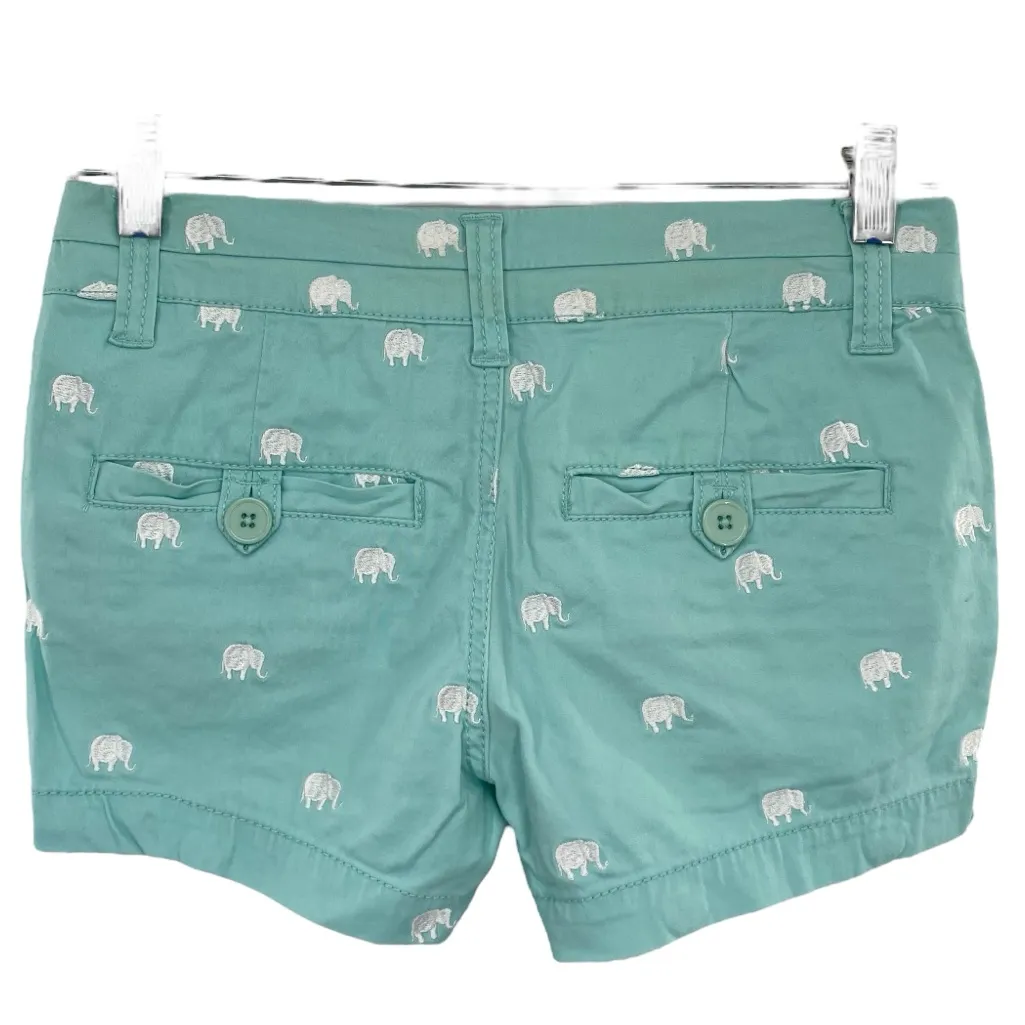 Freestyle Revolution Y2K Embroidered Elephant Low Rise Chino Shorts - Image 2