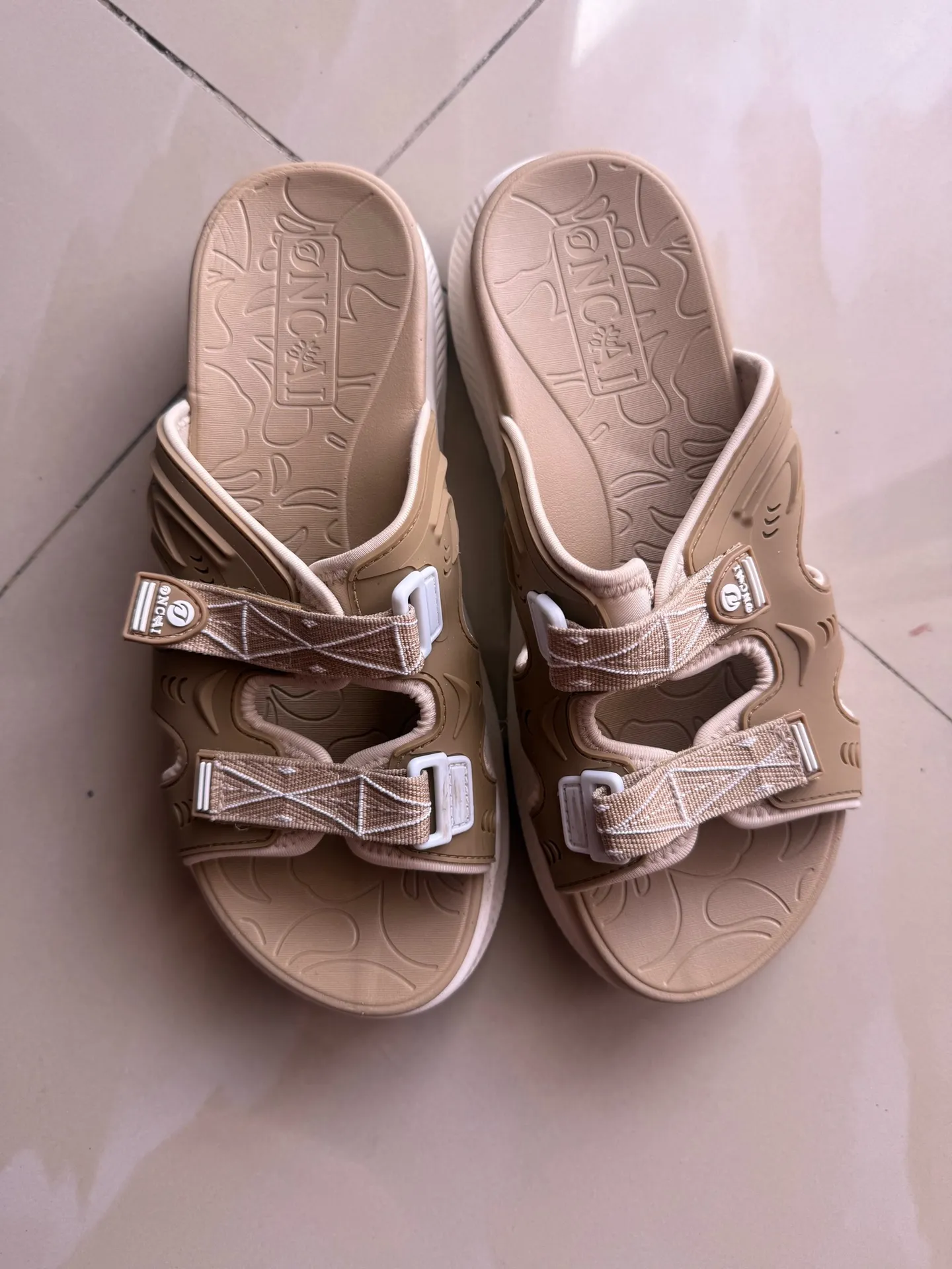 ONCAI Womens Orthotic Sandals Ladies Recovery Walking Slides Arch Support 10 Gray - Image 14