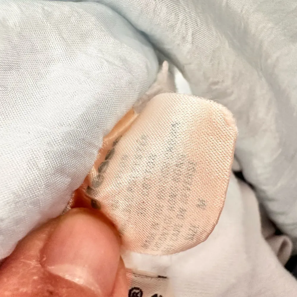 Ellesse Vintage Light Shimmery Blue Diamond Stitched Windbreaker Jacket Meidum Size M - Image 11