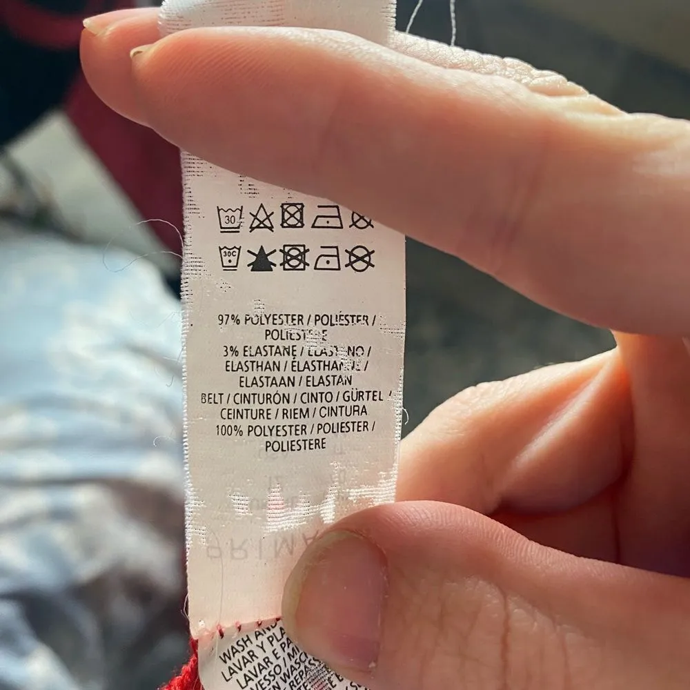 Primark Red Floral Sheath Dress | Size 8 | Short Sleeve Stretch Dress - Image 5