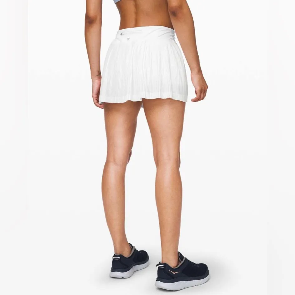 Lululemon Pleat to Street Skirt III White Size 8 NWOT Tennis Golf Pickleball - Image 2