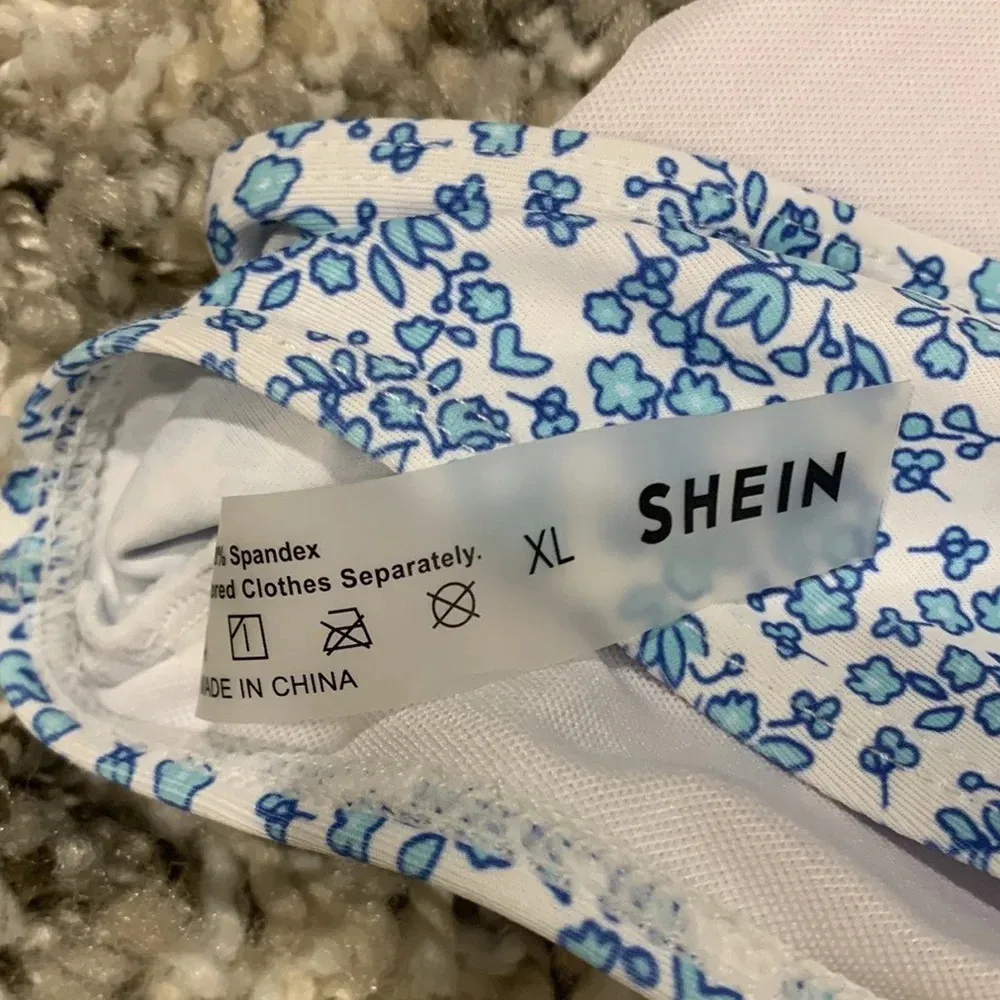 Blue Floral Bikini - Image 3