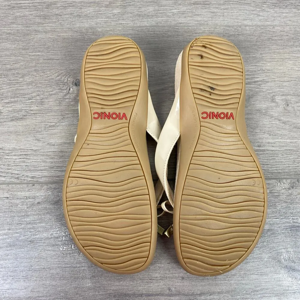 Vionic Cream Tan Bella II Thong Sandal Sz.7.5 - Image 12