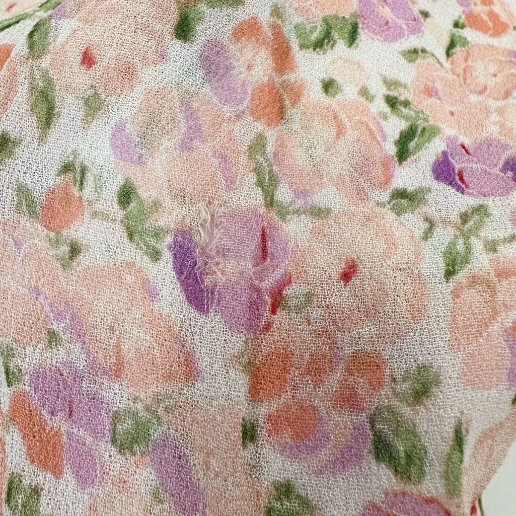 Hill House The Grace Nap Dress in Pink Multi Pansy White Size undefined - Image 15