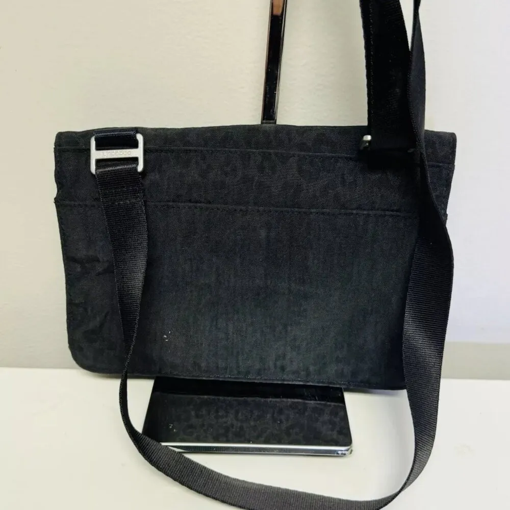 Baggallini Venture Crossbody Bag in Black Cheetah w/Sand Lining - Image 2