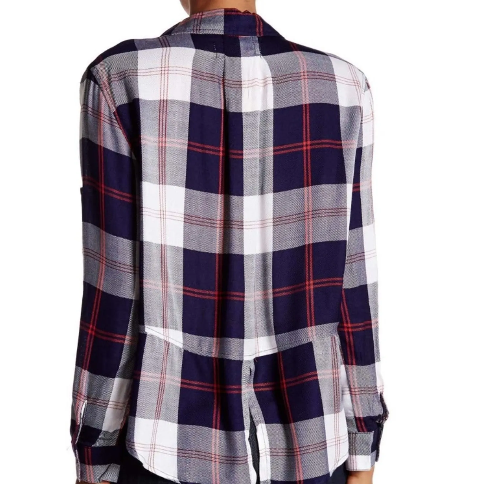 Vintage Havana Americana Plaid Fly Back Shirt Size Large - Image 12